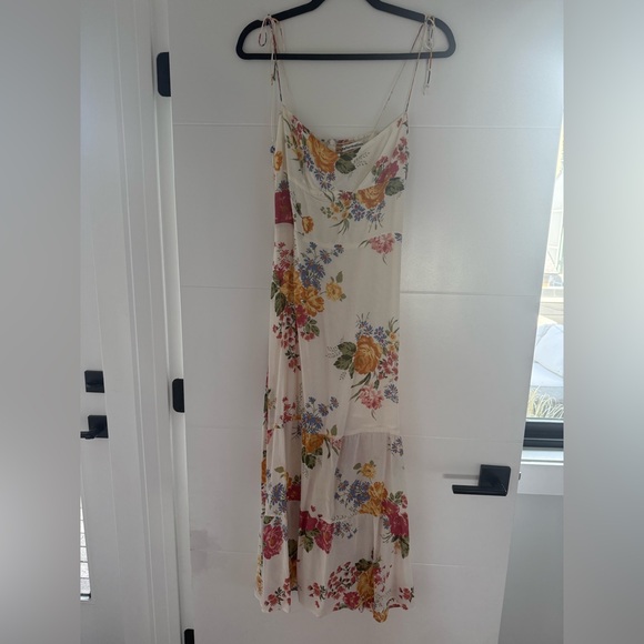 Reformation Juliette Floral High Slit Dress - 4 - Picture 2 of 6